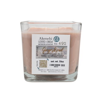 Candle #492 | Gingerbread -10oz Cube