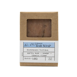 Bar Soap Scent #043 | earthy + tobacco flower + musk + powder aroma