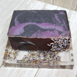 Lavender Soap Tray with Lavender and Amber Soap