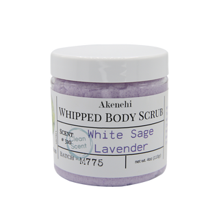 Whipped Soap Body Scrub #310 | White Sage Lavender