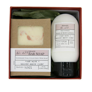Soap and Lotion Gift Set #631 Rosé Cider