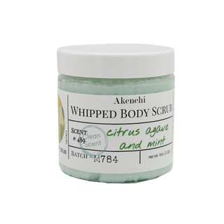 Whipped Soap Body Scrub #489 | Citrus Agave Mint Scrubs